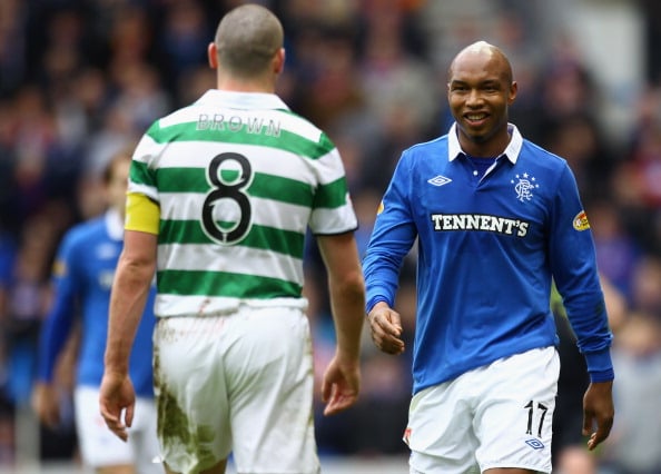 El-Hadji Diouf during Rangers v Celtic - Scottish Cup