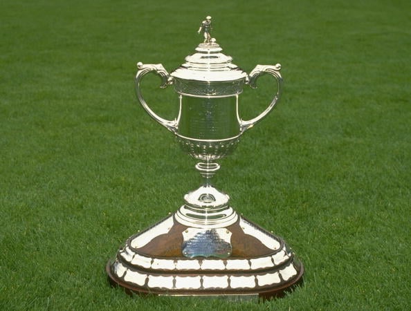 1990:  General view of the Scottish FA Cup Trophy.  Mandatory Credit: Allsport UK /Allsport