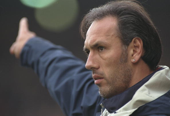 25 Oct 1997:  Portrait of Hull City Manager Mark Hateley during a Nationwide Division Three match against Brighton & Hove Albion at Boothferry ...