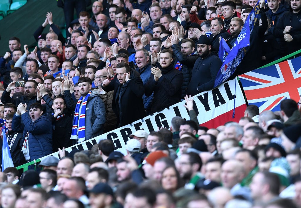 Former Rangers star spotted enjoying 2-1 victory at Celtic Park