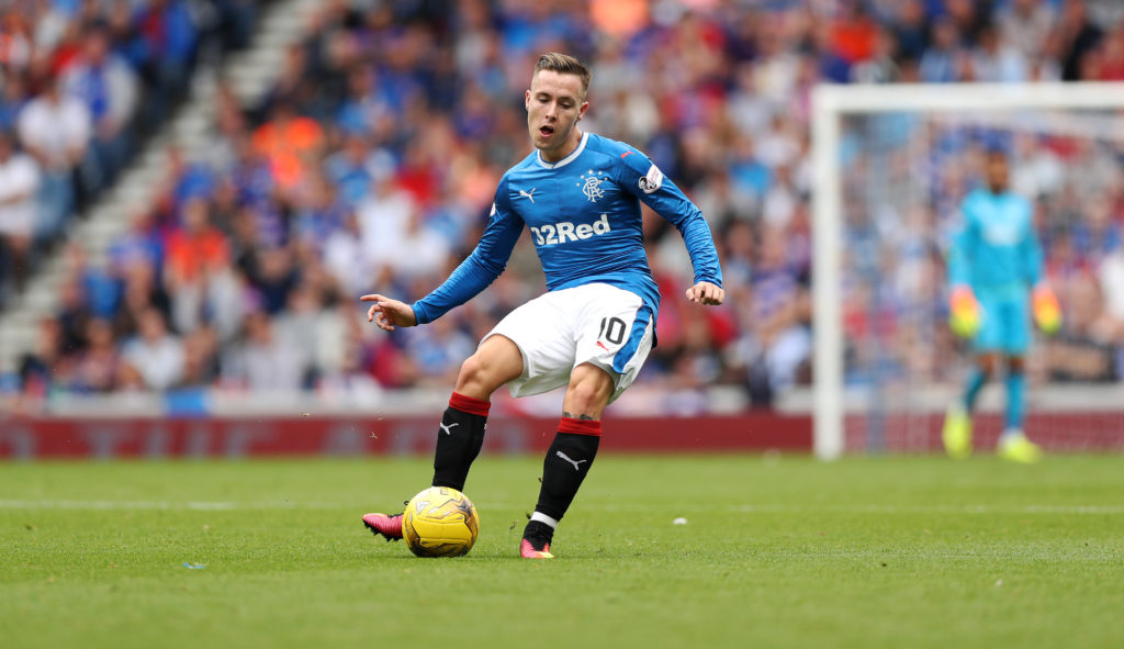 Barrie McKay in action for Rangers