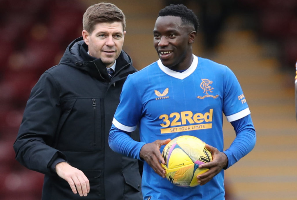 Rangers Fashion Sakala Steven Gerrard win Premiership title
