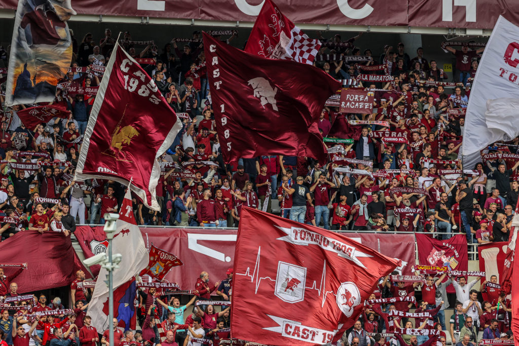 Torino FC supporters during the Serie A 2021/22 football