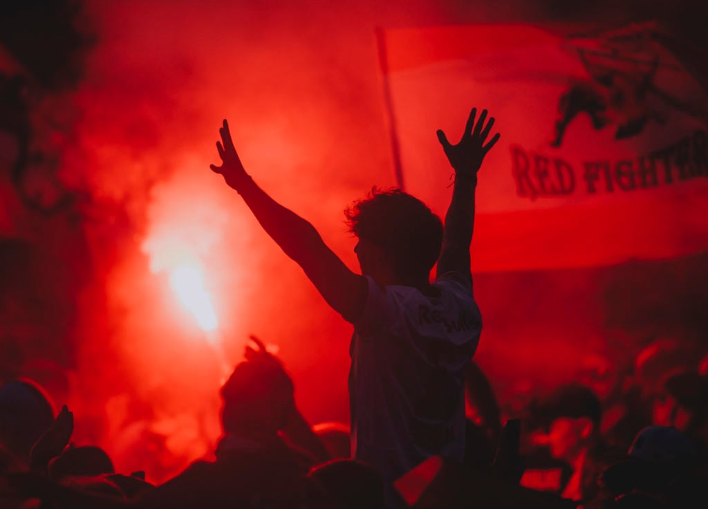 FC Red Bull Salzburg Celebrates Winning The Championship