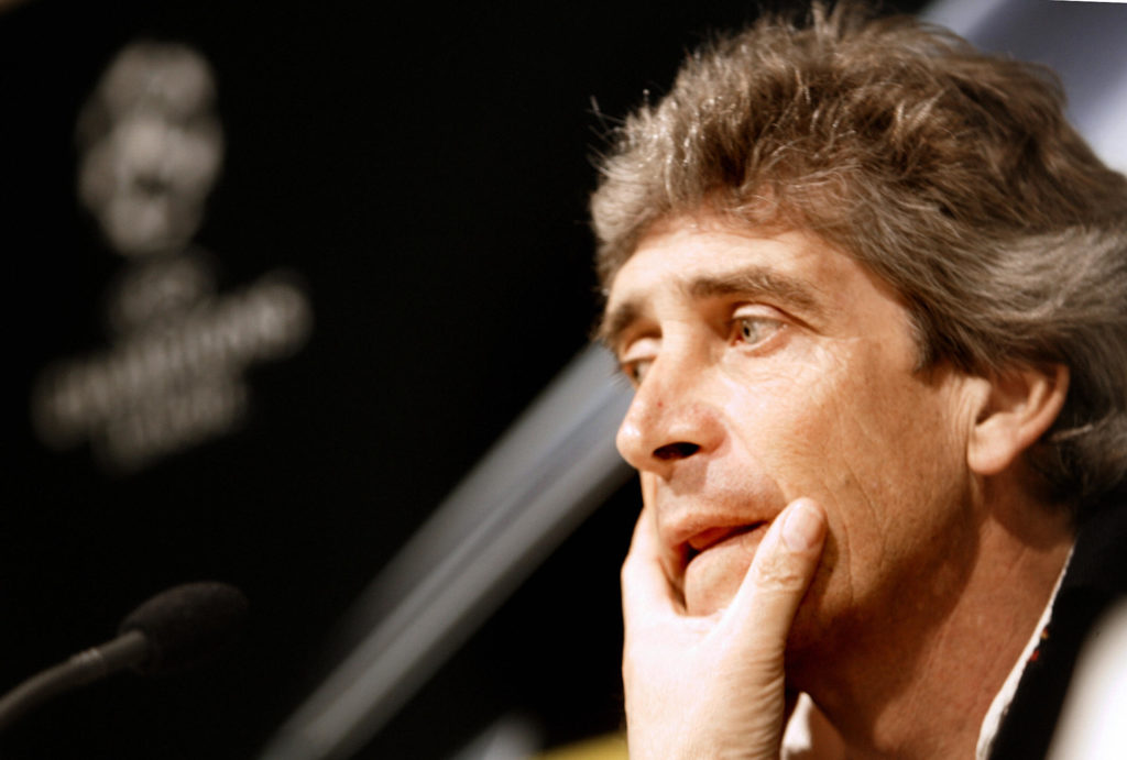 Villarreal's Chilian coach Manuel Pelleg