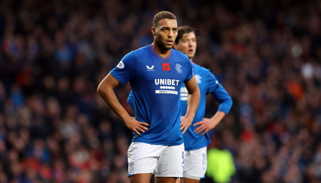 Cyriel Dessers during Rangers FC v Heart of Midlothian - Cinch Scottish Premiership