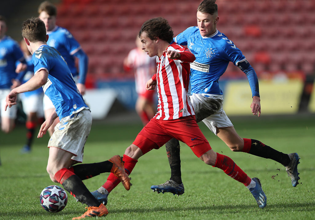Rangers U19 v Atletico Madrid U19 - UEFA Youth League Play-Offs