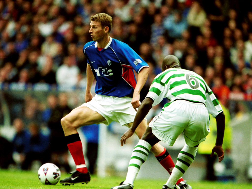 Tore Andre Flo during Rangers v Celtic