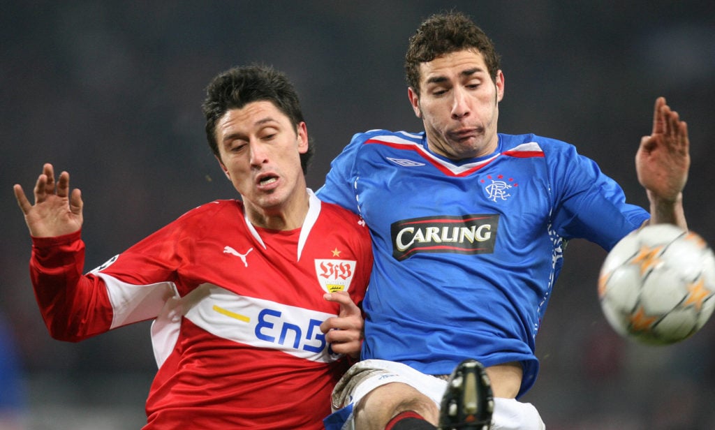 Stuttgart's Romanian striker Ciprian Mar