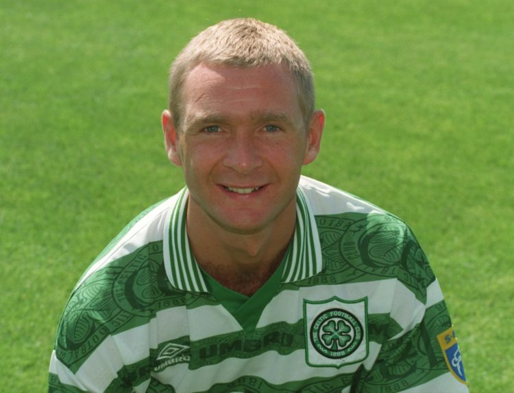 1995:  PORTRAIT OF PETER GRANT TAKEN AT THE 1995 - 1996 CELTIC PHOTOCALL. Mandatory Credit: Allsport UK/ALLSPORT