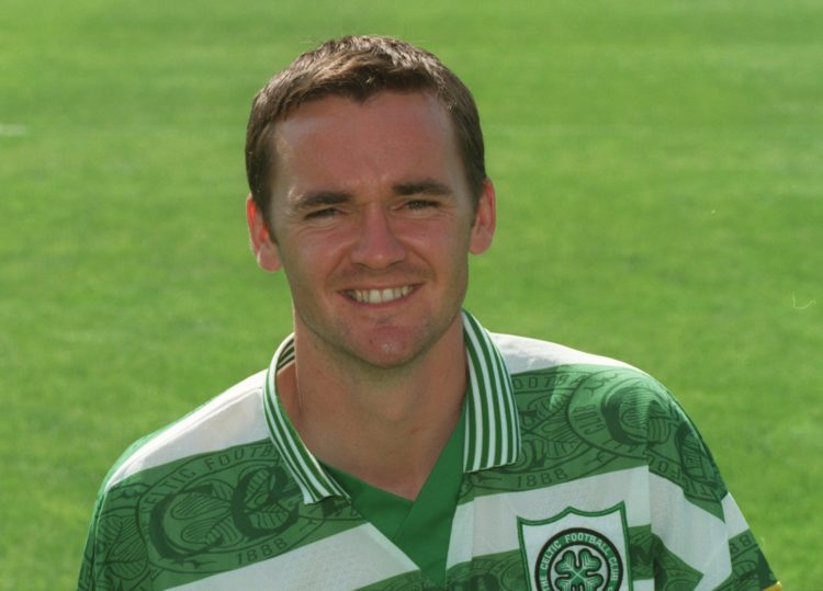 1995:  PORTRAIT OF ANDY WALKER TAKEN AT THE 1995 - 1996 CELTIC PHOTOCALL. Mandatory Credit: Allsport UK/ALLSPORT