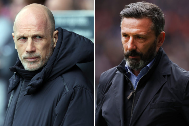 Philippe Clement and Derek McInnes