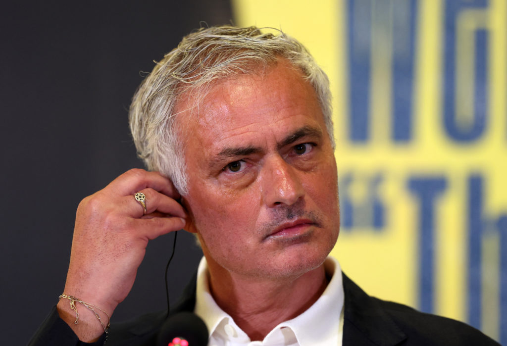 Jose Mourinho at the press conference
