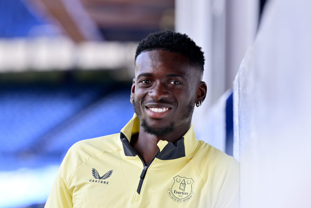 Everton Unveil New Signing Everton UNveil New Signing Tim Iroegbunam