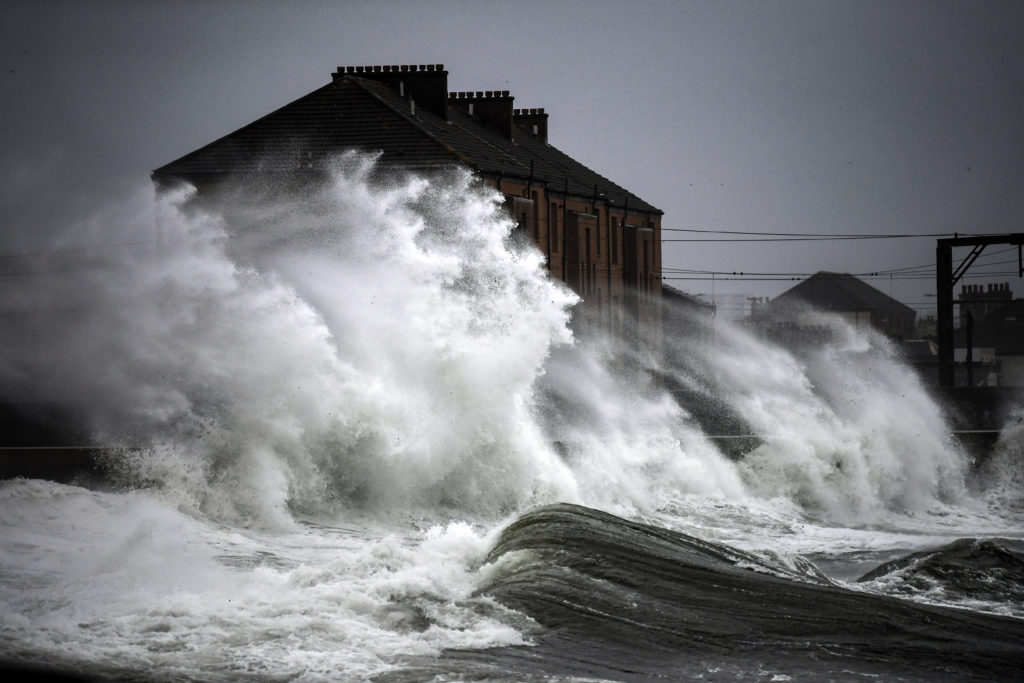 Storm Diana Lashes The UK Coast
