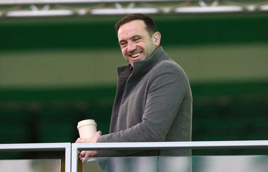 James McFadden laughing