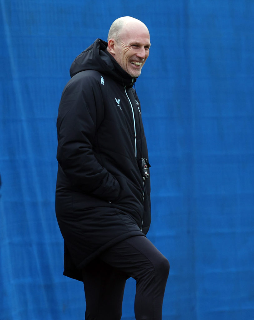 Rangers FC Training Session And Press Conference - UEFA Europa League 2024/25 League Phase MD7