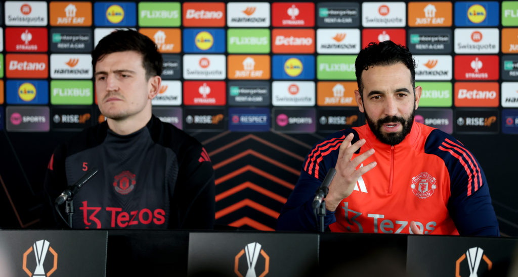 Manchester United Training Session And Press Conference - UEFA Europa League 2024/25 League Phase MD7