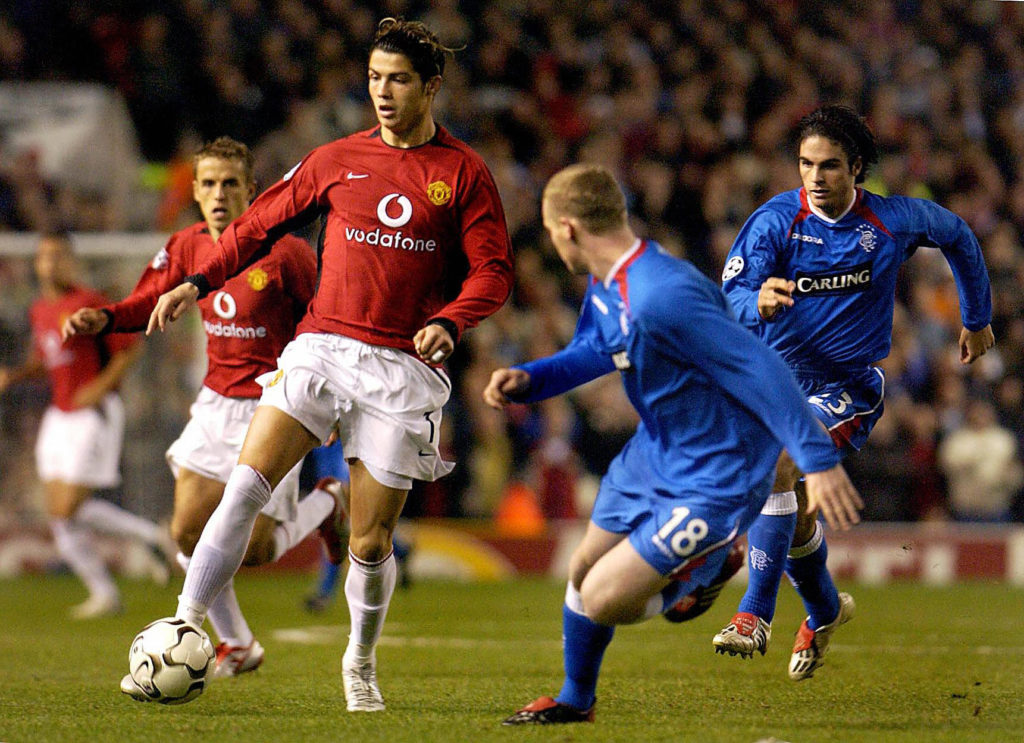 Manchester United's Cristiano Ronaldo ge