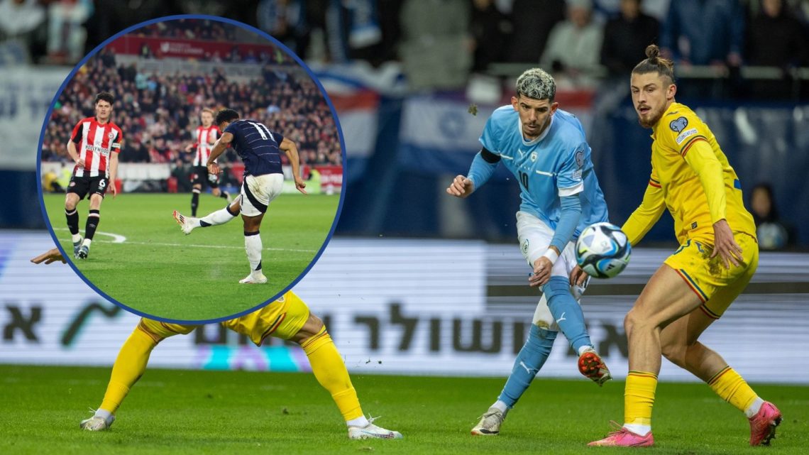 Large image of Dor Turgeman with inset (L) of Ollie Watkins.