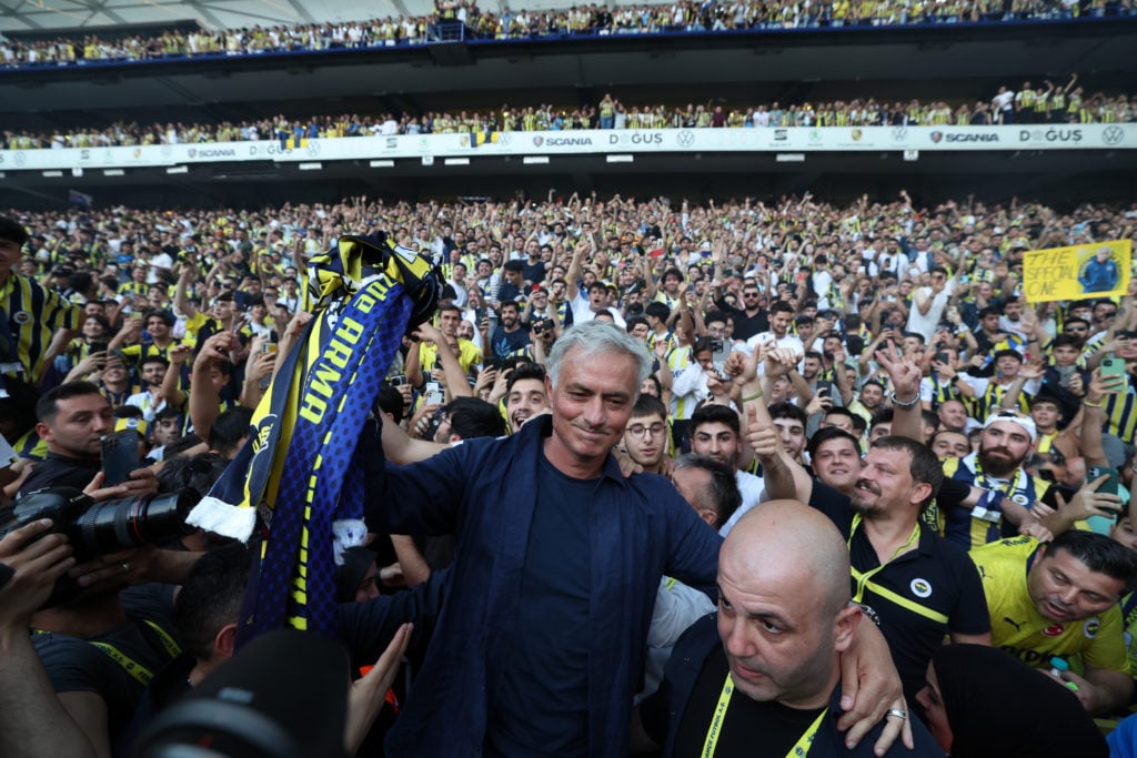 Jose Mourinho in Istanbul