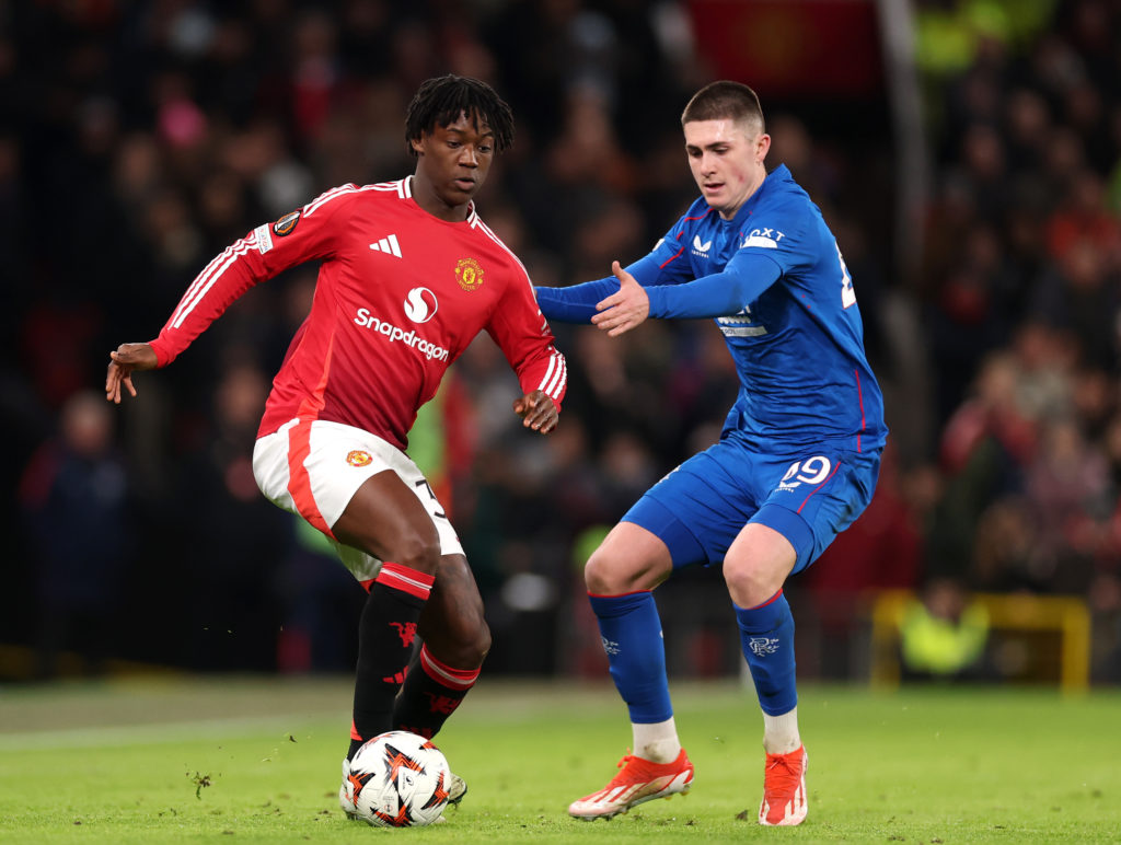 Bailey Rice against Manchester United.