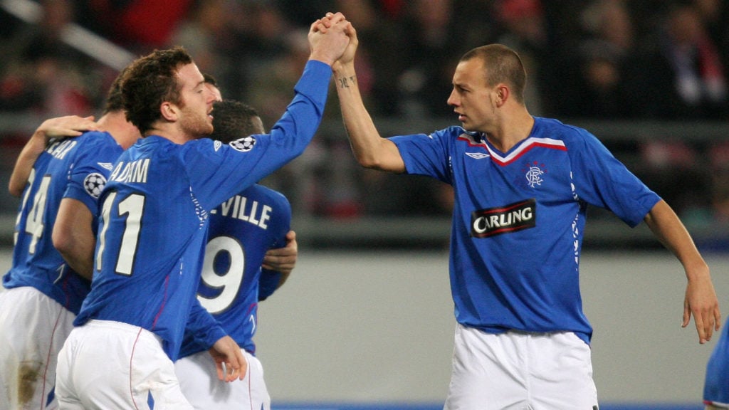 Glasgow Rangers' midfielder Charles Adam