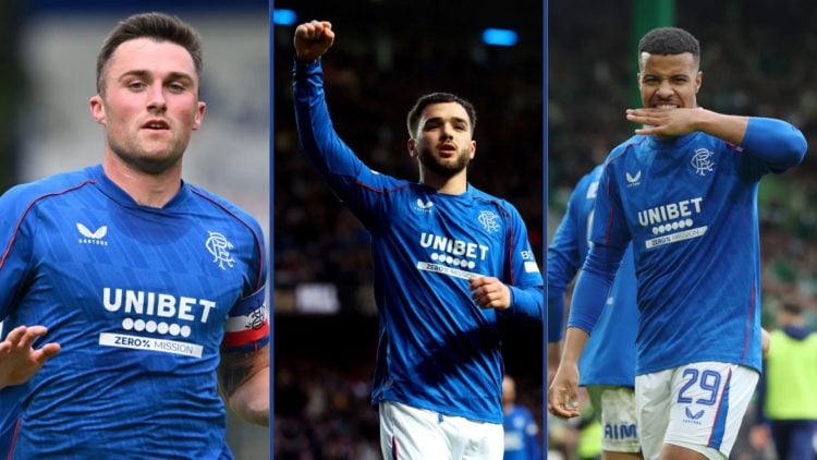 Split image of John Souttar, Nicolas Raskin and Hamza Igamane.
