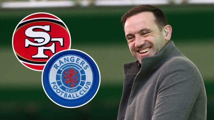 Former Scotland player and Scottish Football pundit, James McFadden raises a wee smile before the Ladbrokes Scottish Premiership match. Inset, the ...