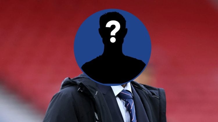 Obscured image of Dujon Sterling playing for Rangers.