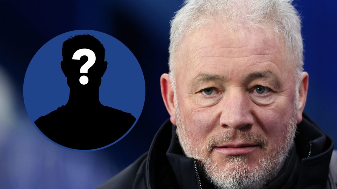 Ally McCoist right and mystery figure left