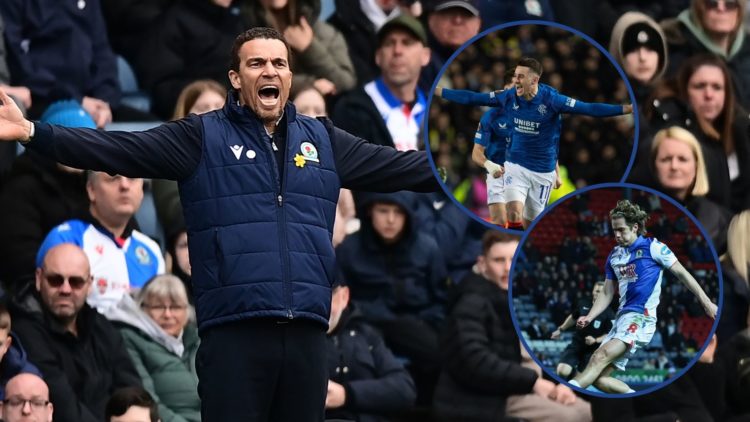 Main image, Blackburn Rovers manager Valerien Ismael reacts during the Sky Bet Championship match between Blackburn Rovers FC and Cardiff City FC a...