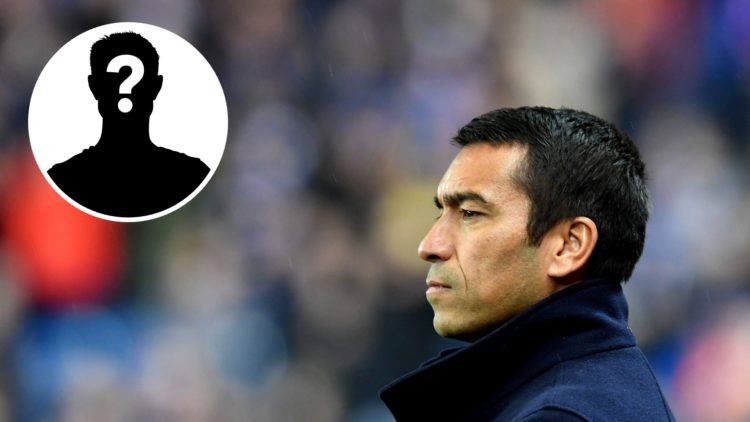 Image of Giovanni van Bronckhorst with inset (L) of a mystery player.