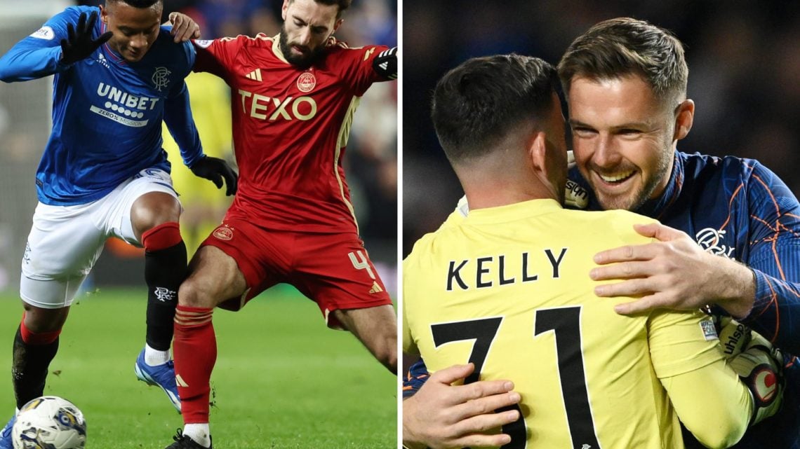 Split image of Oscar Cortes (L) with Jack Butland and Liam Kelly (R)