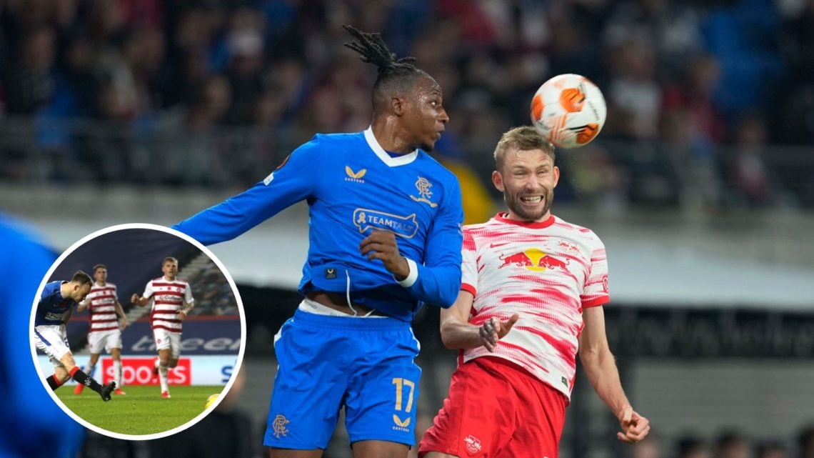 Image of Joe Aribo with inset (L) of Brandon Barker