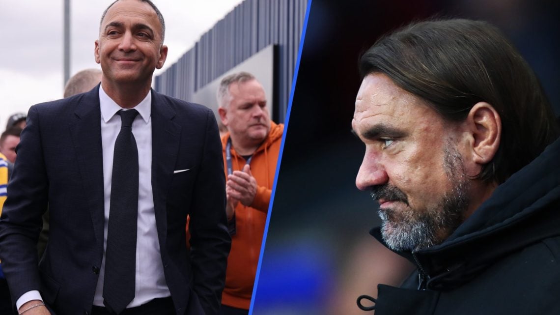 Split image of Leeds United chairman Paraag Marathe (left) and manager Daniel Farke (right)