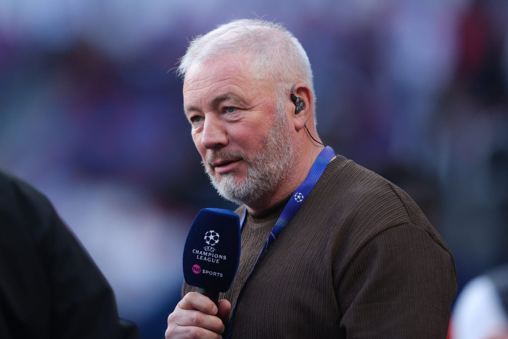Ally McCoist doing punditry.