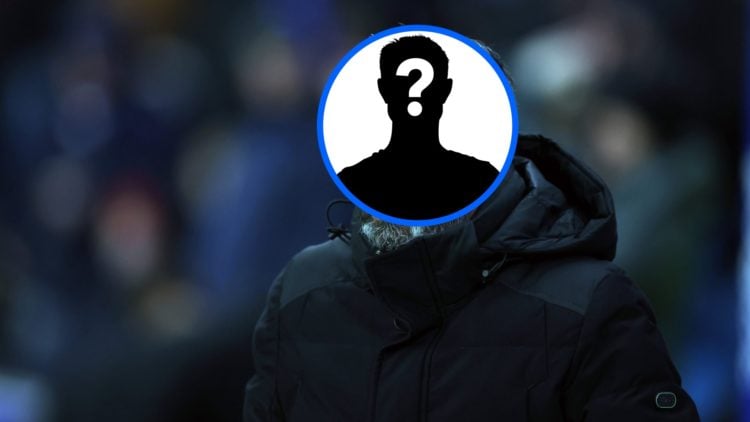 Obscured image of Kilmarnock manager Derek McInnes.