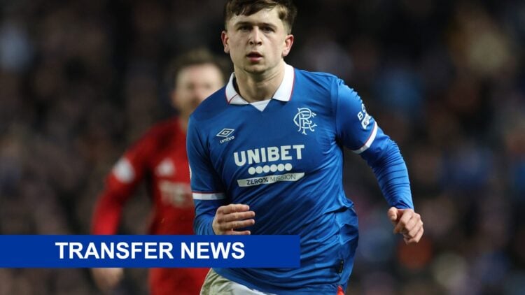 Mikey Moore in action for Rangers.
