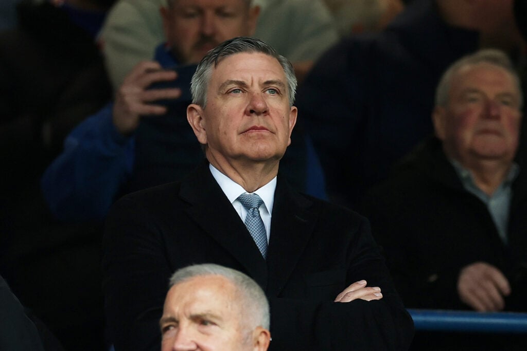Andrew Cavenagh in the stands at Ibrox.