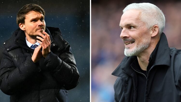 Danny Rohl and Jim Goodwin in a split image.