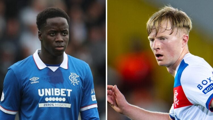 Djeidi Gassama and Lyall Cameron in a split image.