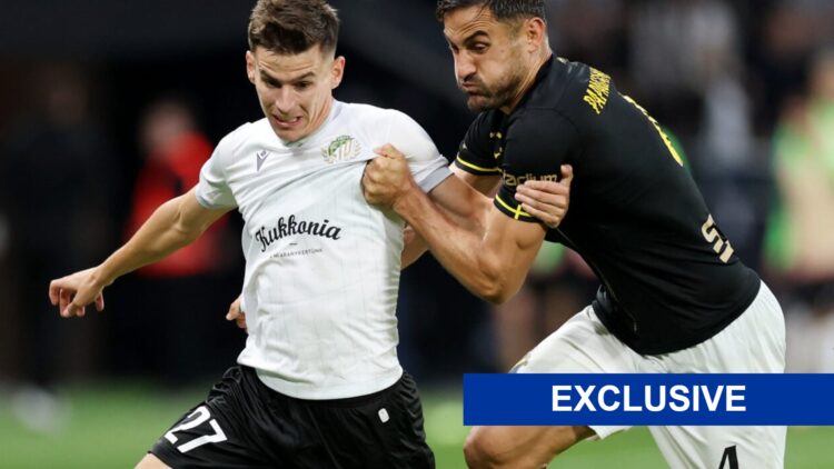 Rangers target Milan Vitalis in action for Hungarian football club ETO FC