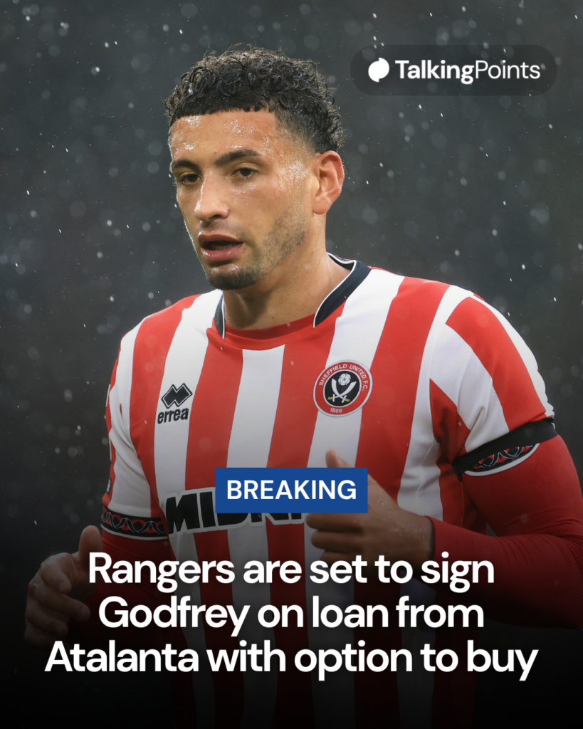 Atalanta defender Ben Godfrey on loan at Sheffield United during the 2025-26 season.