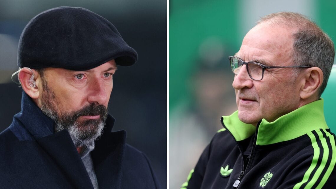 Derek McInnes, Martin O'Neill in a split image