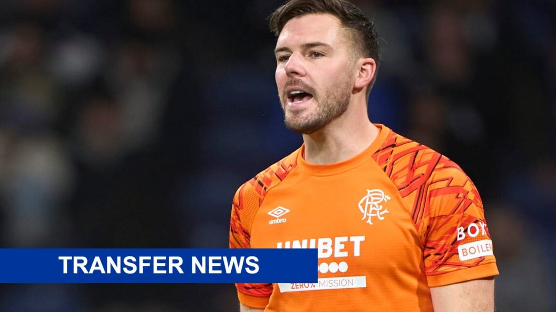 Jack Butland looks annoyed.