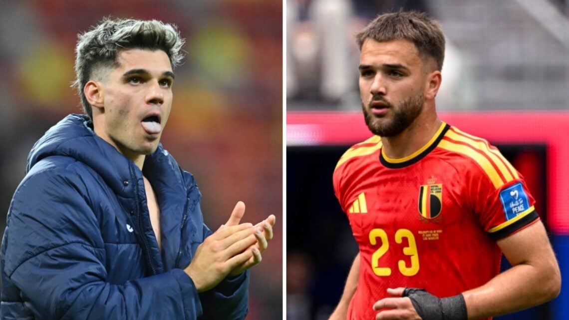 Ianis Hagi (left), Nicolas Raskin (right)